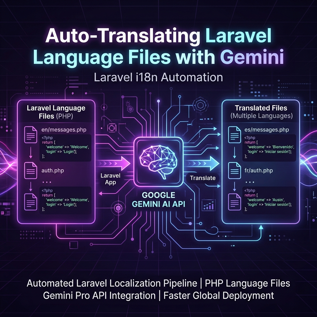 Auto-Translating Laravel Language Files with Gemini