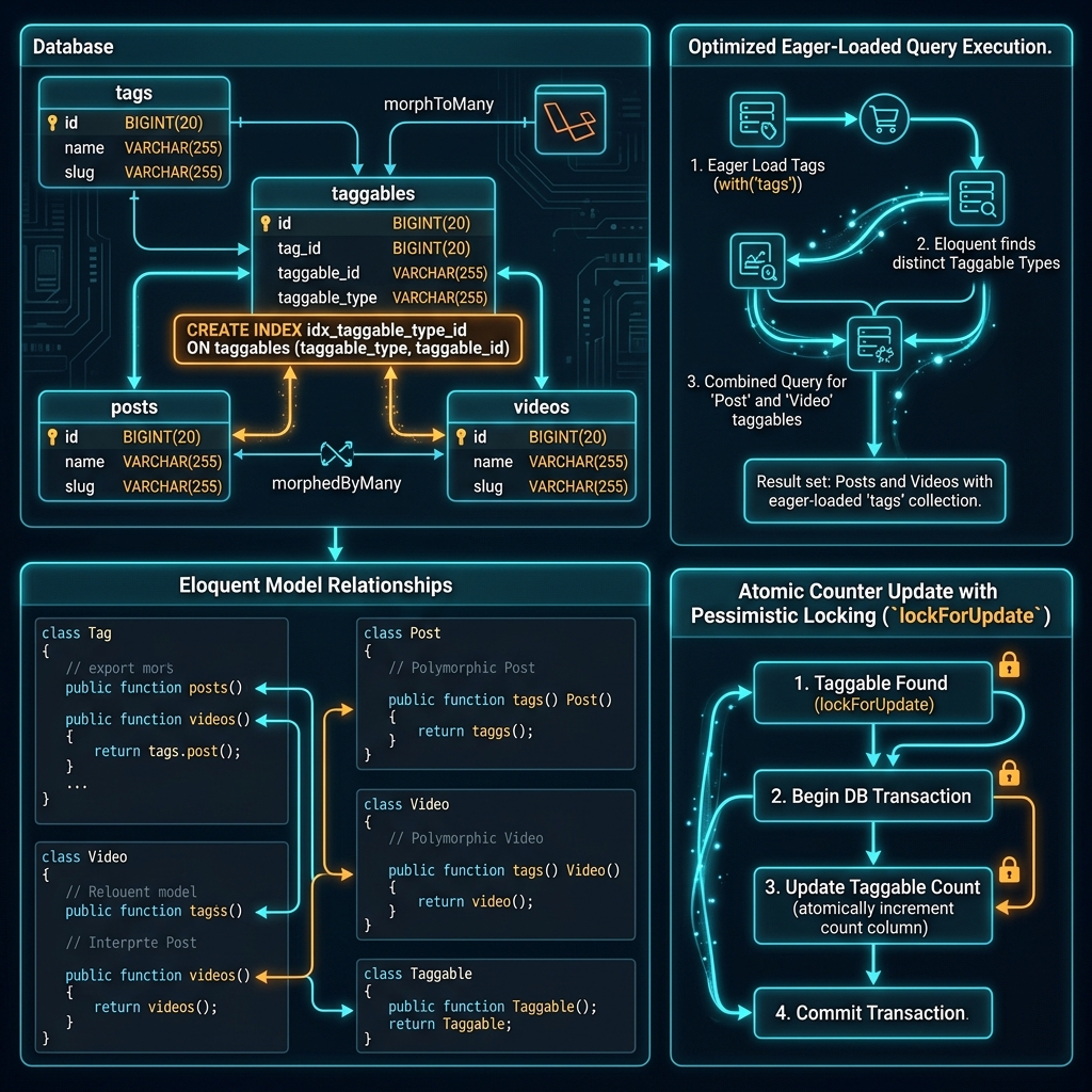 Polymorphic Tagging Architecture and Lock Sequence