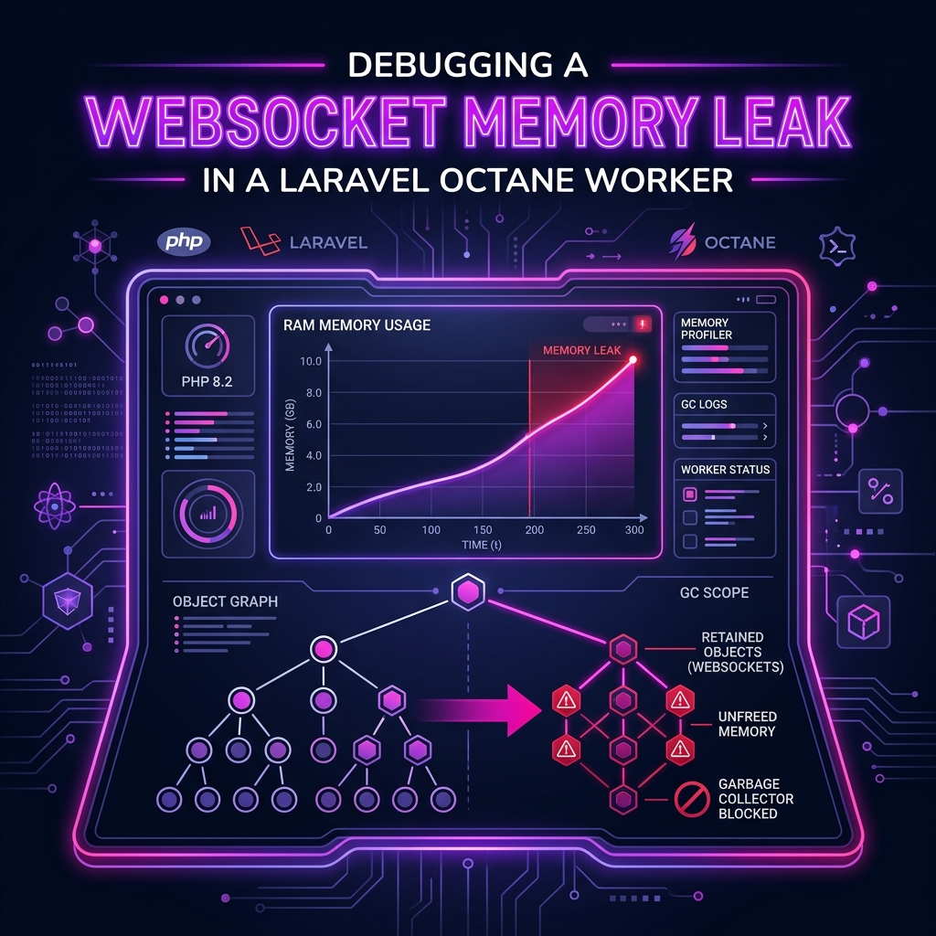 Debugging a WebSocket Memory Leak in a Laravel Octane Worker