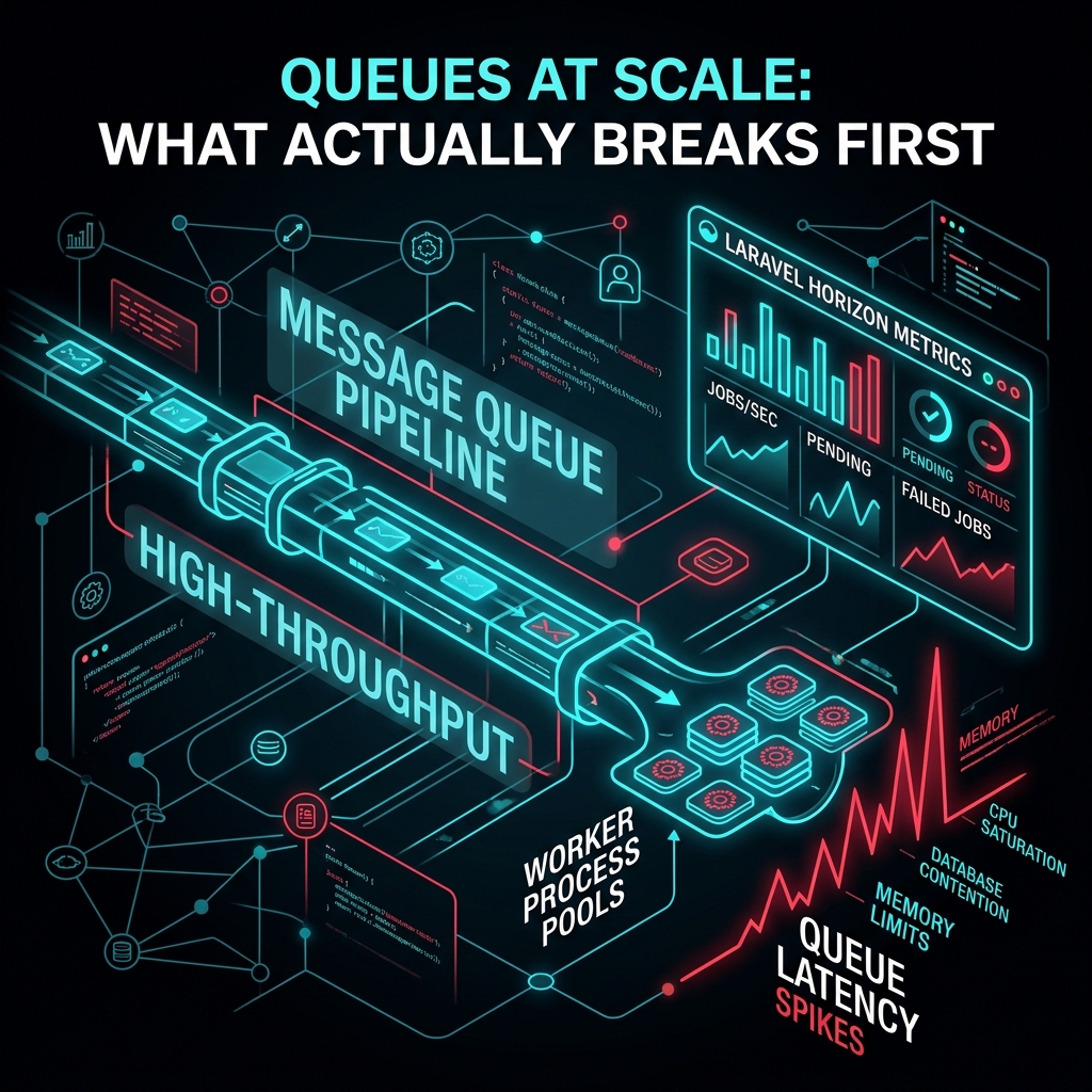 Queues at Scale: What Actually Breaks First