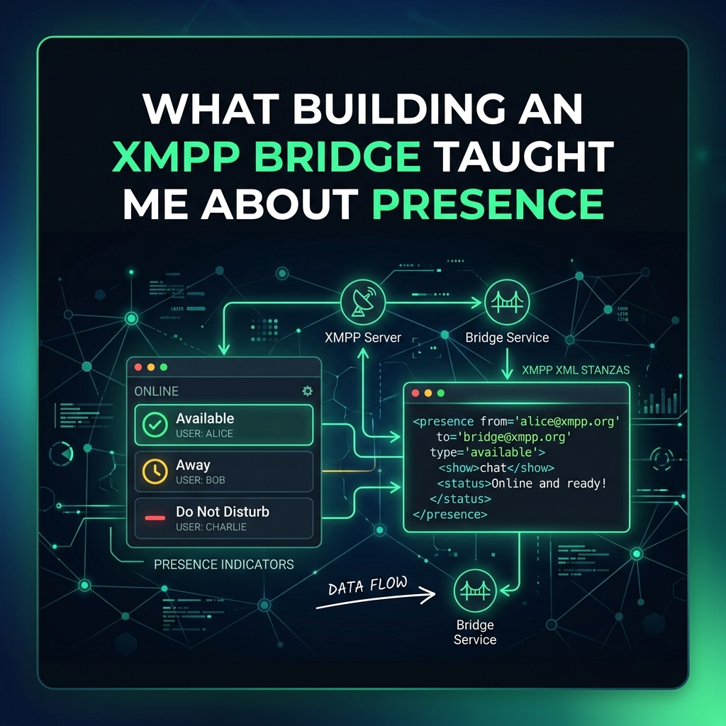 What Building an XMPP Bridge Taught Me About Presence